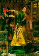 Anthony Frederick Augustus Sandys Morgan Le Fay (Queen of Avalon) USA oil painting artist